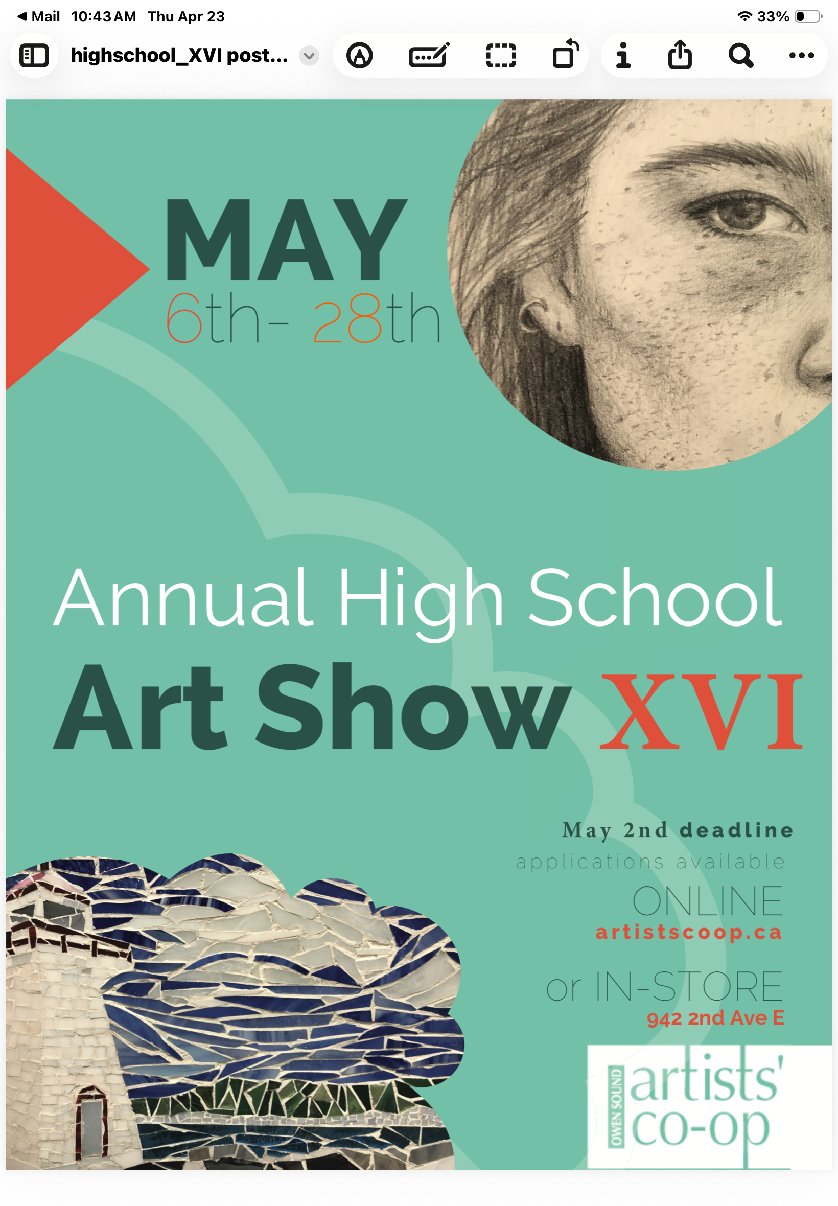 Event image Annual High School Art Show